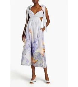 Zimmermann Candescent Bralette Gown Lavender Bird Size 2 AU 12 for rent on The Volte - image 1