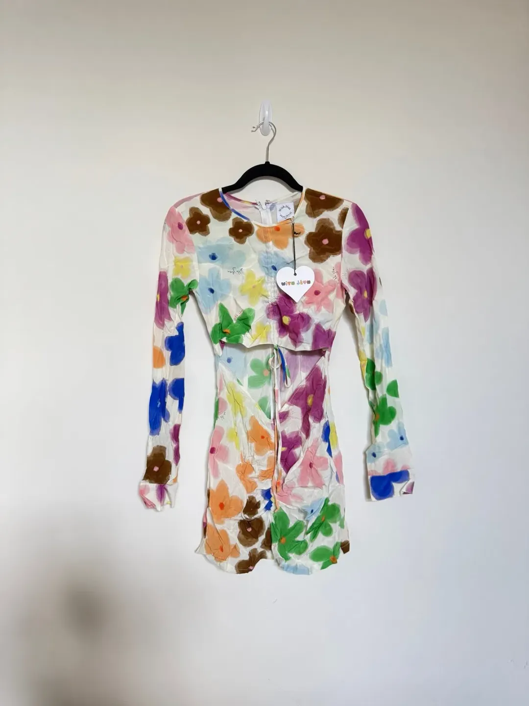 With Jean Hermana Dress Viola Tricolour Size 6 for rent on The Volte - main image