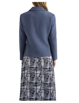 David Lawrence Brandon Felted Wool Jacket in Slate Grey Size 4/XXS for rent on The Volte - image 4