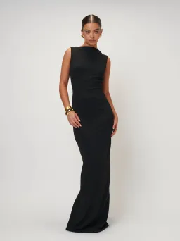 Effie Kats Verona Gown Black Size XS AU 6 for rent on The Volte - image 2