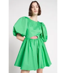 Aje Colette Abstract Cut Out Mini Dress Green Size AU 10 for rent on The Volte - image 2