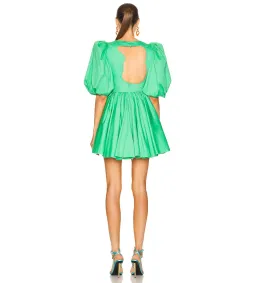Aje Colette Abstract Cut Out Mini Dress Green Size AU 10 for rent on The Volte - image 5