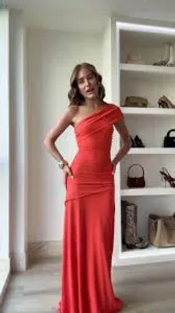 By Nicola Fiesta Off Shoulder Maxi Dress in Fiesta Size AU 6 for rent on The Volte - image 3