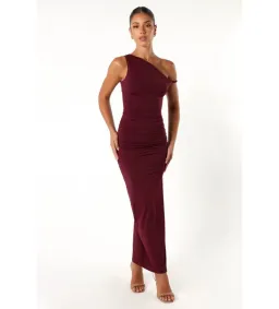 Runaway The Label Karmina Midi Dress Merlot Size AU 8 for rent on The Volte - image 1