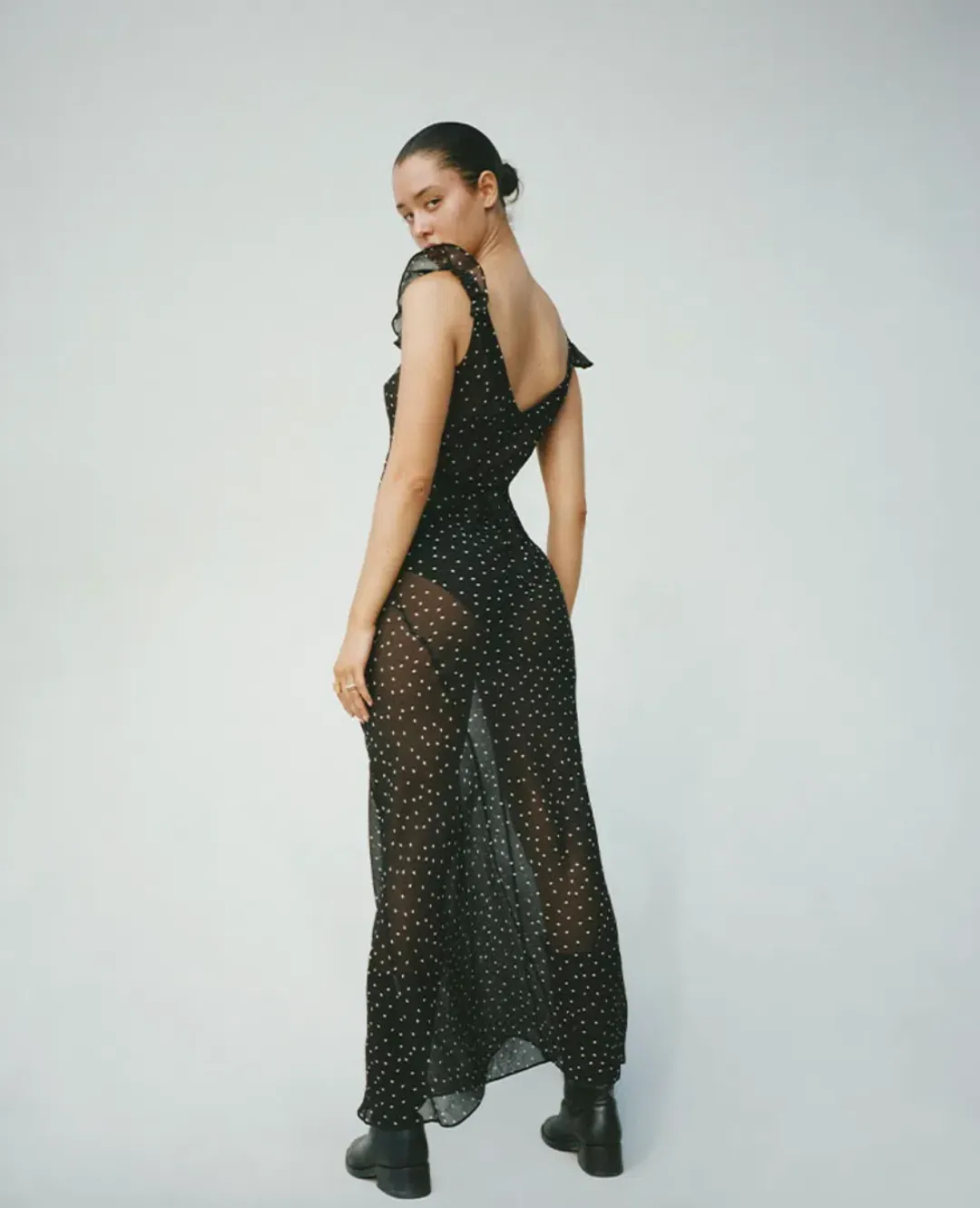 Realisation Par Lila Maxi Dress Black Size AU 8 for rent on The Volte - main image