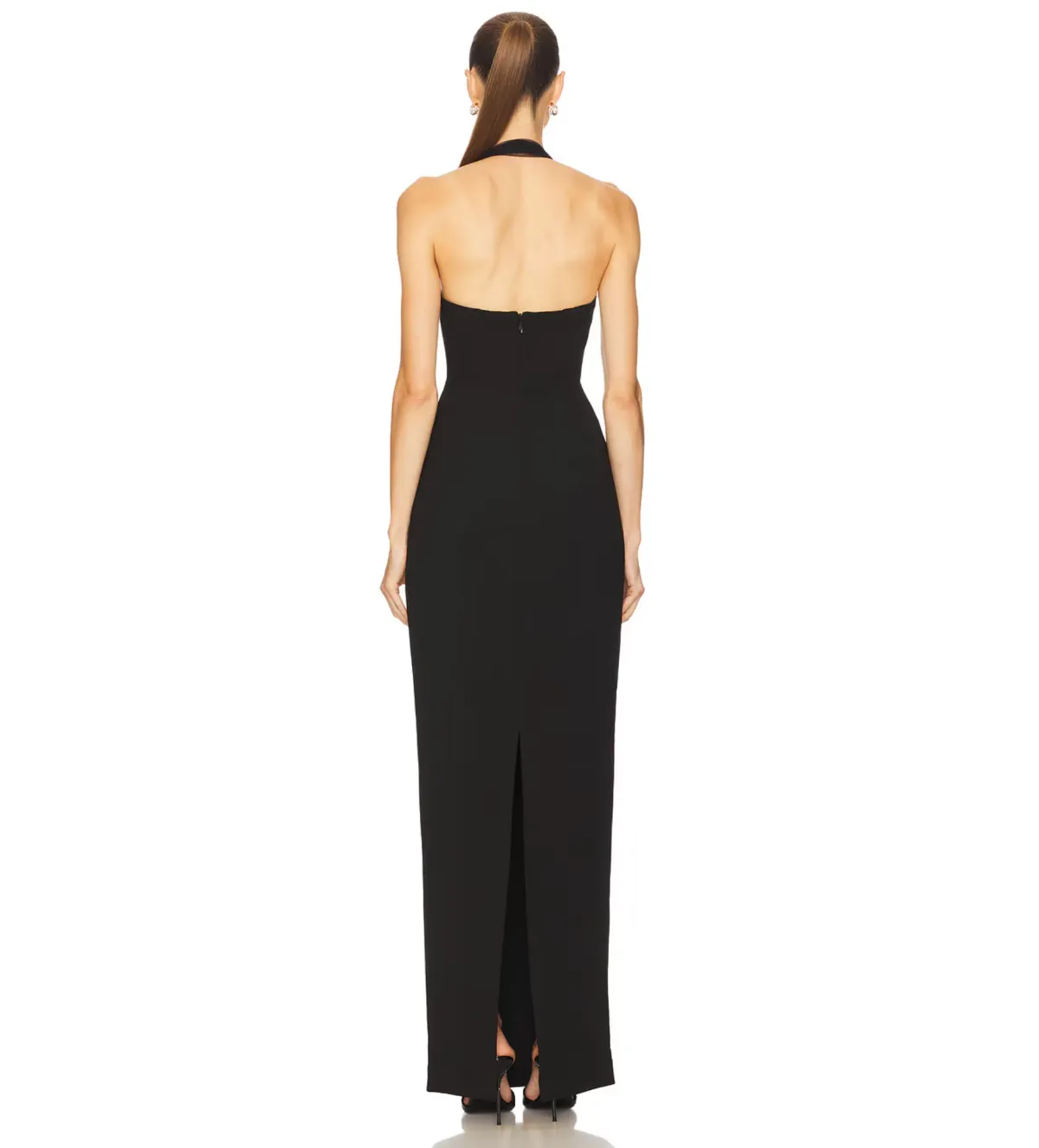 Rachel Gilbert Maria Gown in Black Size AU8 - Image 3