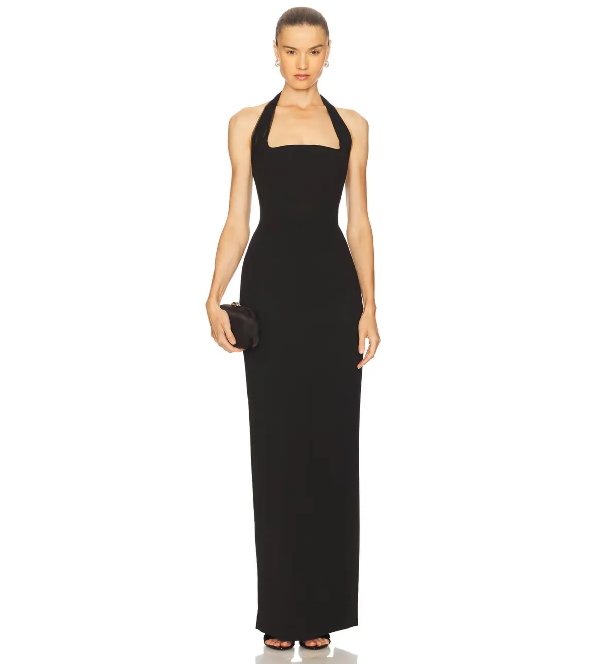 Rachel Gilbert Maria Gown in Black Size AU8 - Image 1