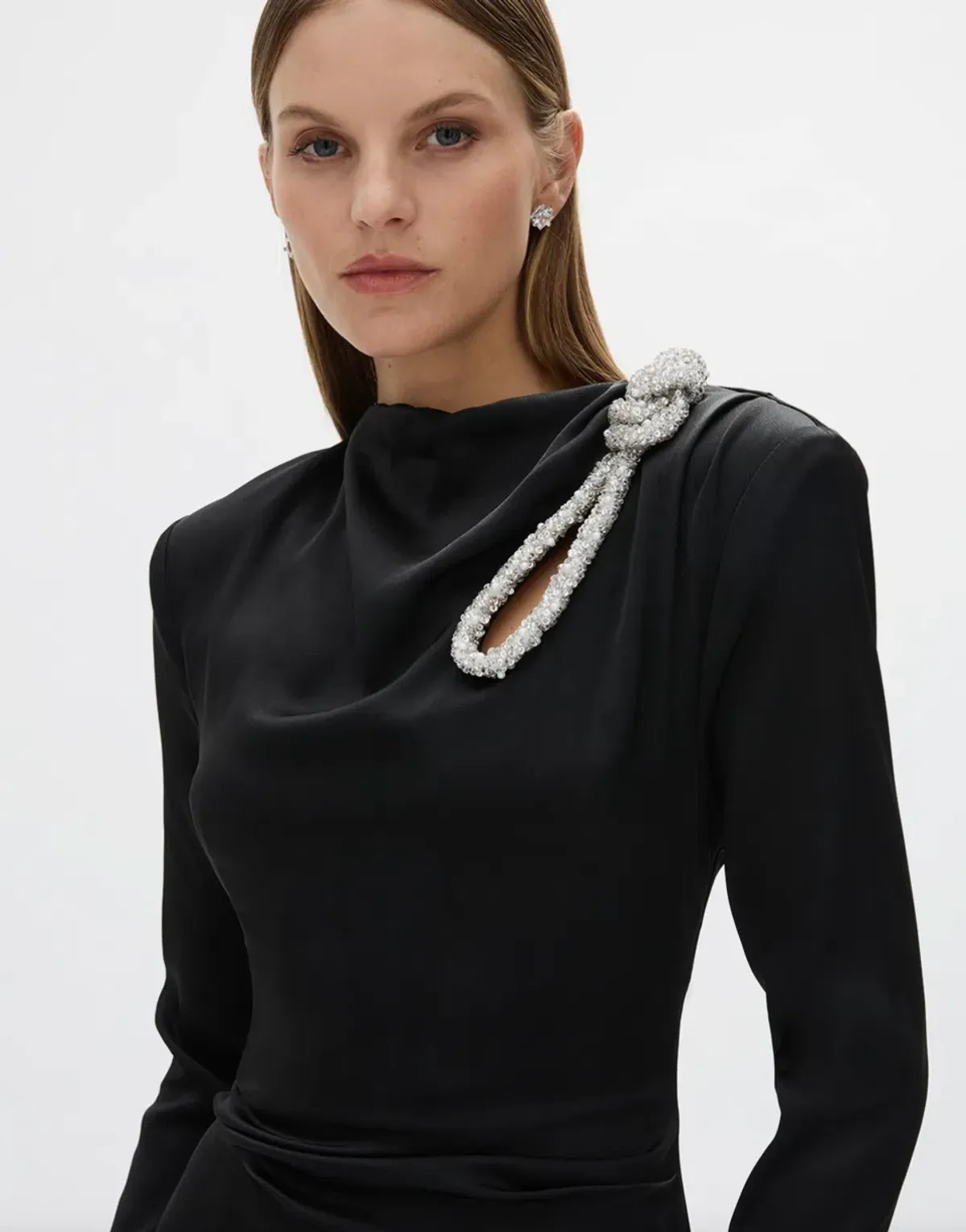 Rachel Gilbert Henrietta Midi Dress Black Size AU 12 - Image 2