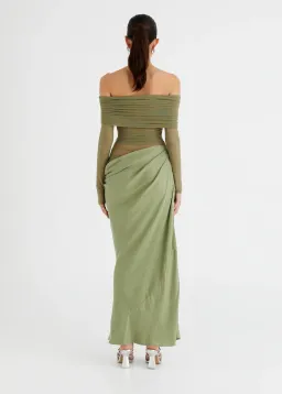 Benni Yasmin Maxi Pistachio Size AU 6 for rent on The Volte - image 2