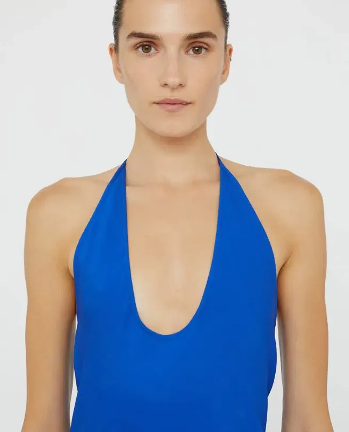 Christopher Esber Floating Split Dress Yves Blue Size 8 - Image 2