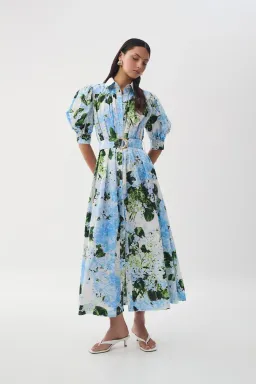 Aje Manifest Midi Dress Floral Size 6 for rent on The Volte - image 4
