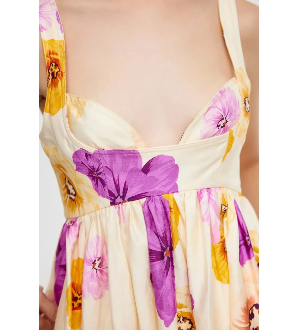 Acler Sandgate Maxi Dress Almond Poppy Size AU 8 - Image 4