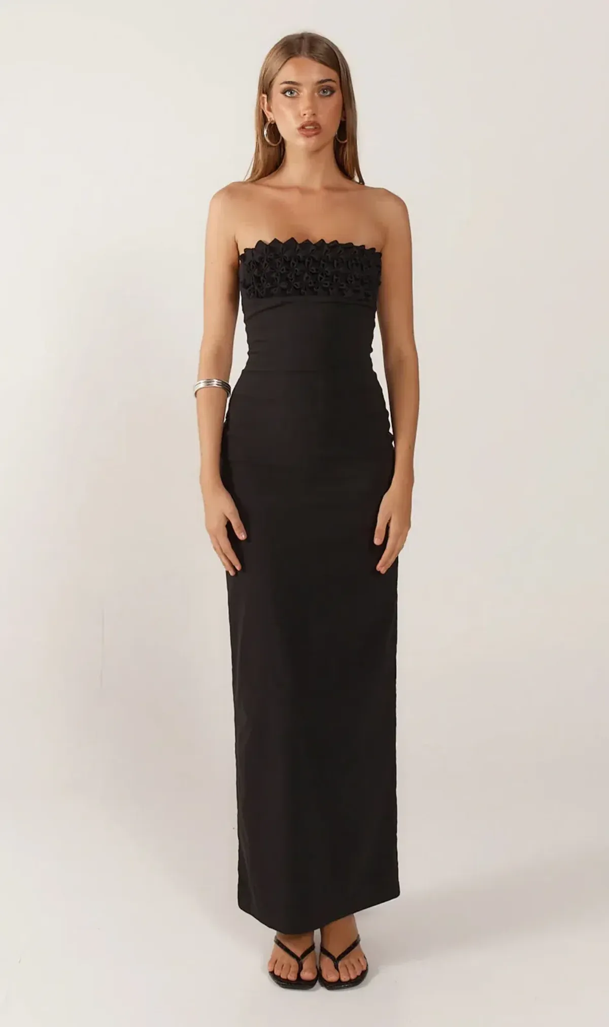 Ance Gria Margo Maxi Dress in Black Size 8/Small - Image 1
