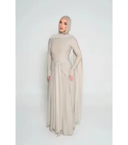 Alaía Muse Elara Maxi Dress Champagne Size S / AU 8 for rent on The Volte - image 1