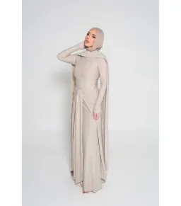 Alaía Muse Elara Maxi Dress Champagne Size S / AU 8 for rent on The Volte - image 2