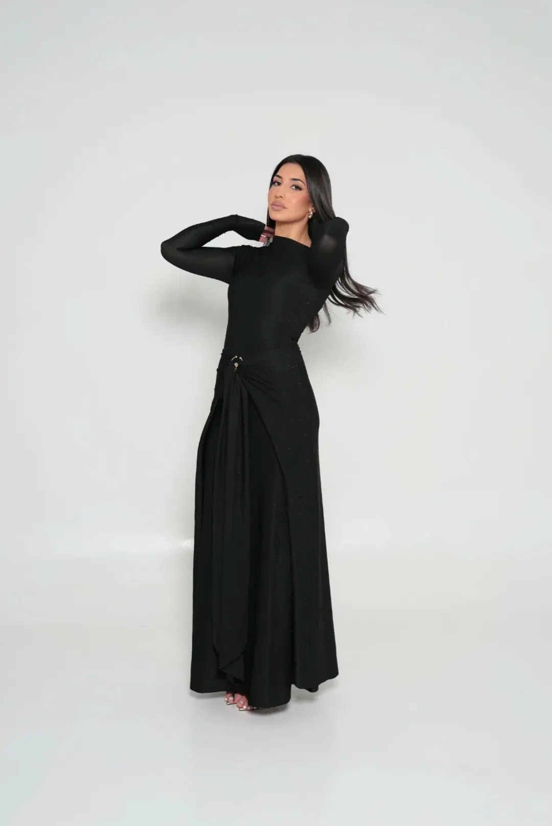 Alaía Muse Aleena Maxi Dress in Black Size S / AU 8 for rent on The Volte - main image