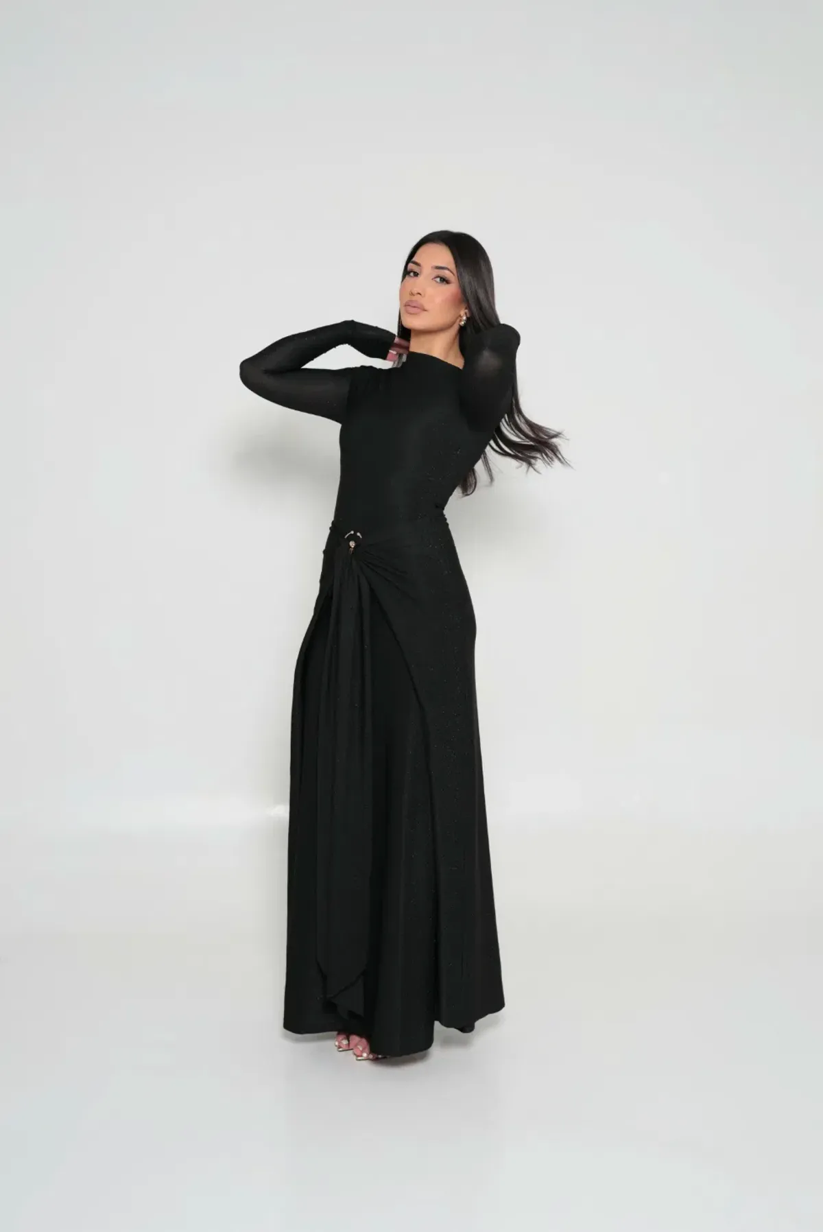 Alaía Muse Aleena Maxi Dress in Black Size S / AU 8 - Image 3