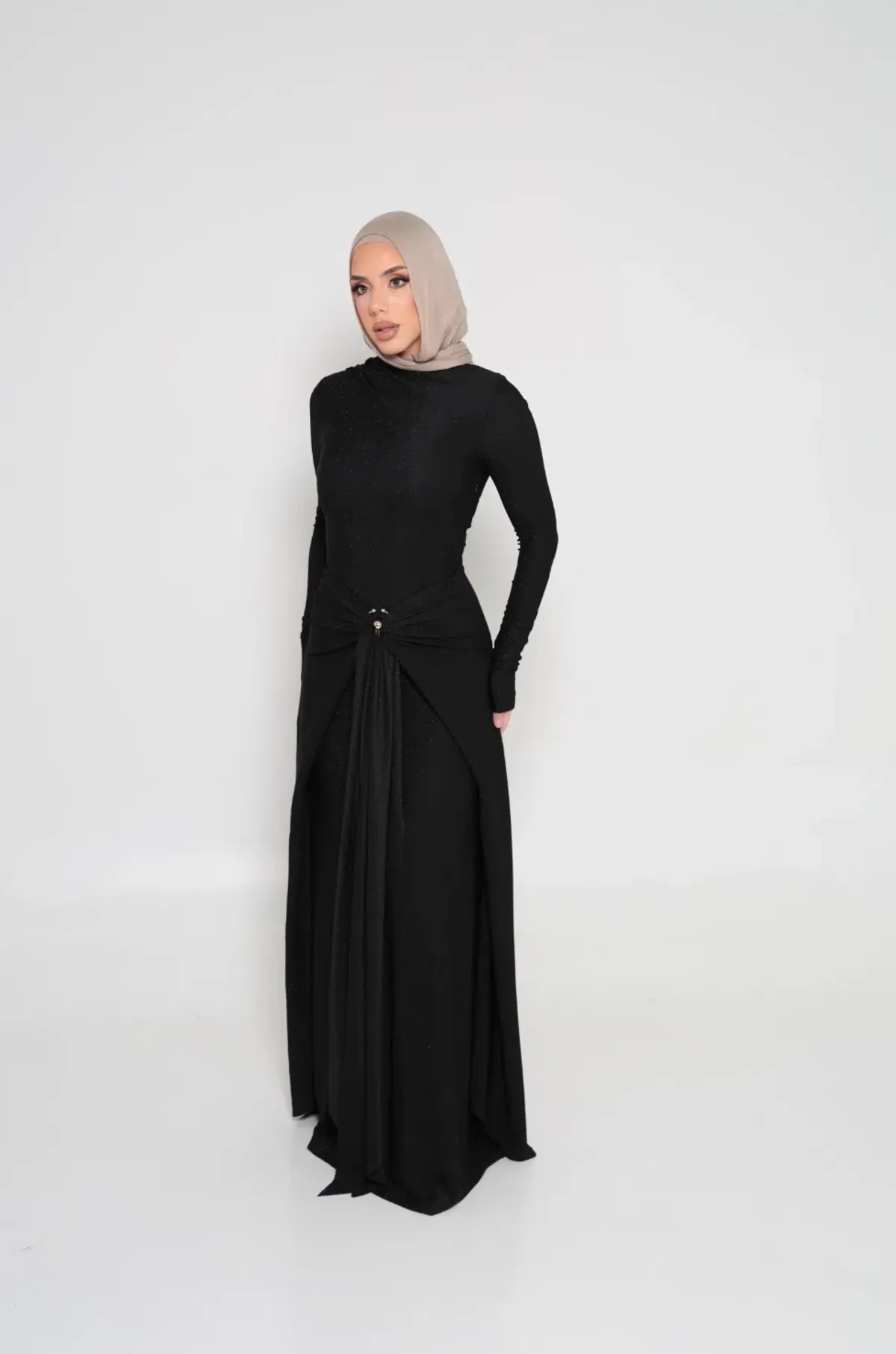 Alaía Muse Aleena Maxi Dress in Black Size S / AU 8 - Image 1