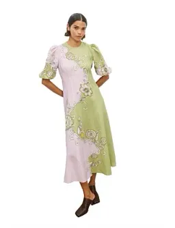 Alemais Sora Midi Dress Print Size 8 for rent on The Volte - image 2