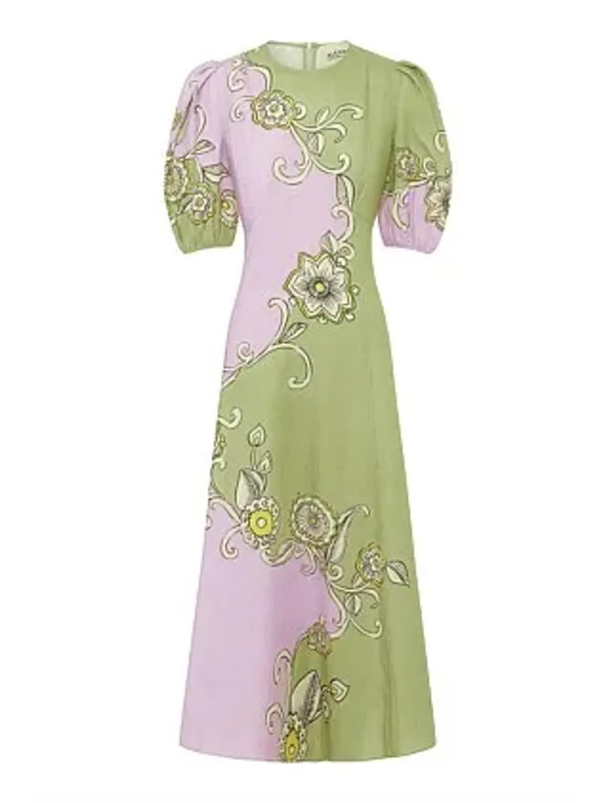 Alemais Sora Midi Dress Print Size 8 for rent on The Volte - main image