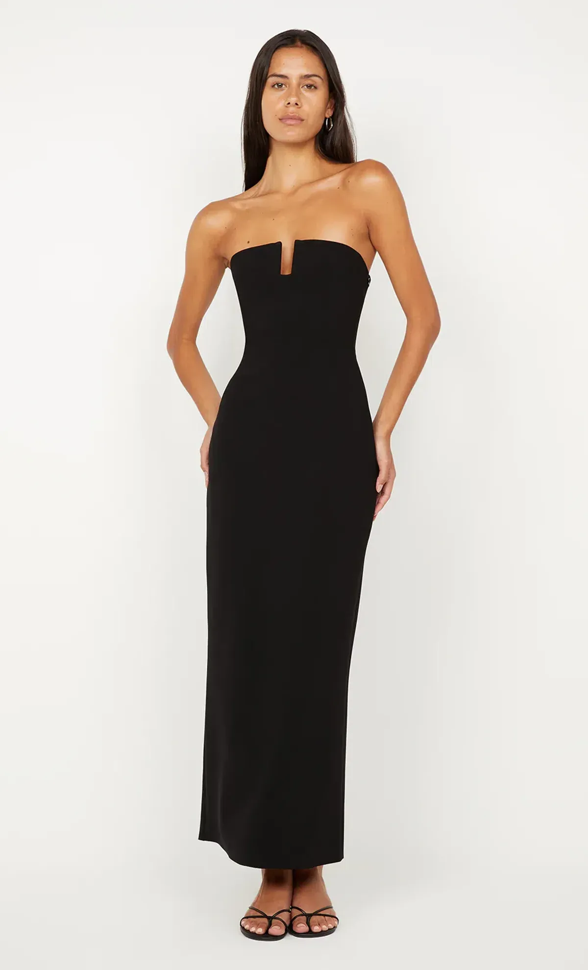 Bec & Bridge Rafi Strapless Dress Black Size 6 - Image 1