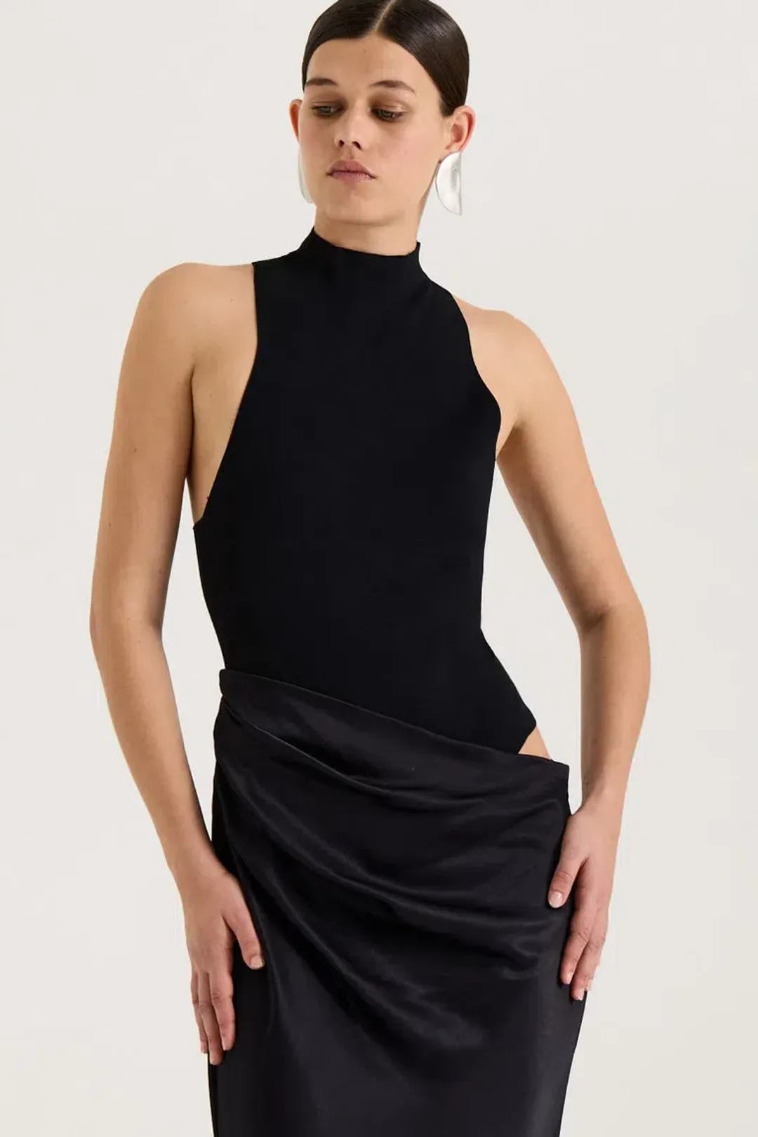 Henne Soraia Maxi Dress Black Size 8 for rent on The Volte - main image