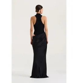 Henne Soraia Maxi Dress Black Size 10 for rent on The Volte - image 4