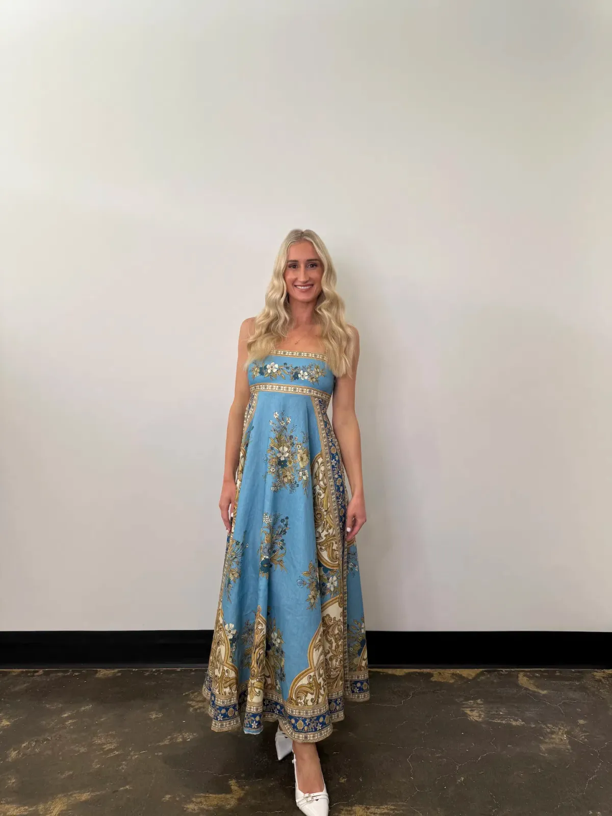 Alemais X La Sirena Exclusive Cassie Sundress Maxi Dress Print Size 10 - Image 1