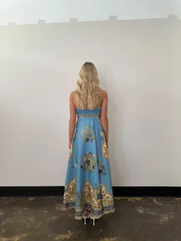 Alemais X La Sirena Exclusive Cassie Sundress Maxi Dress Print Size 10 for rent on The Volte - image 4