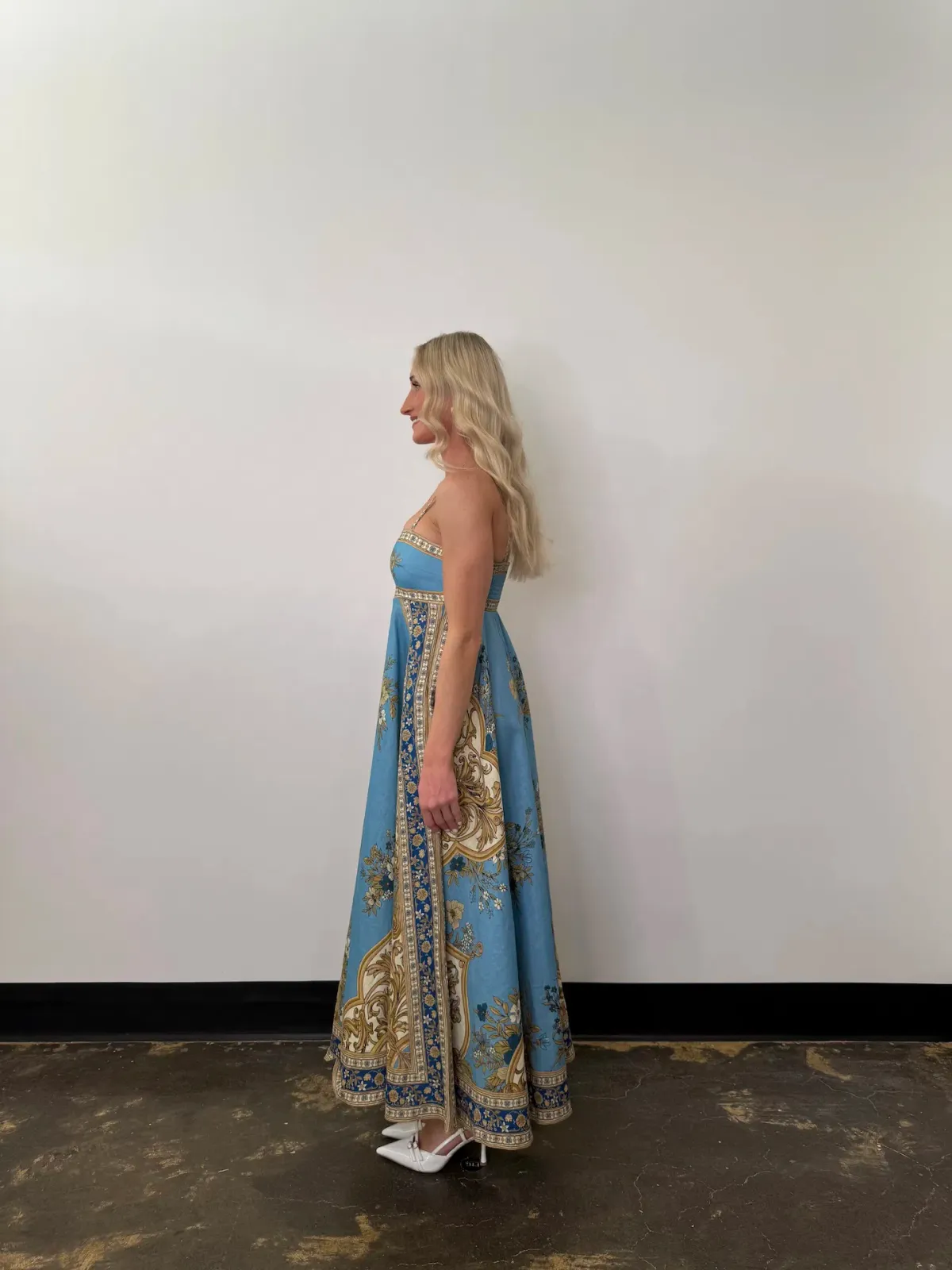 Alemais X La Sirena Exclusive Cassie Sundress Maxi Dress Print Size 10 - Image 3