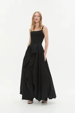 Aje Alani Maxi Gown Black Size 8 for rent on The Volte - image 1