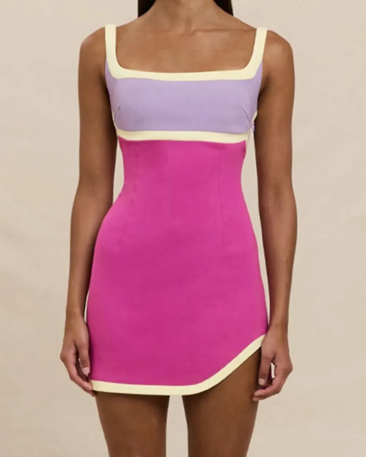 By Johnny Calypso Splice Mini Dress Size 12 - Image 2