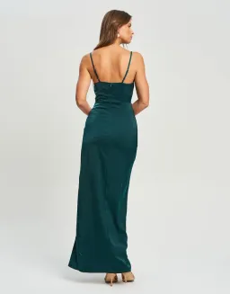 Chancery Lyra Midi Dress Green Size AU 10 for rent on The Volte - image 3