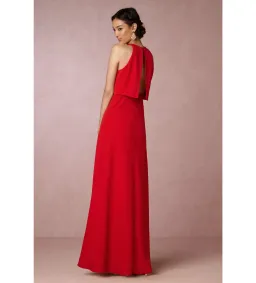 Jill Stuart Iva Crepe Maxi Dress in Red Size AU 10 for rent on The Volte - image 2