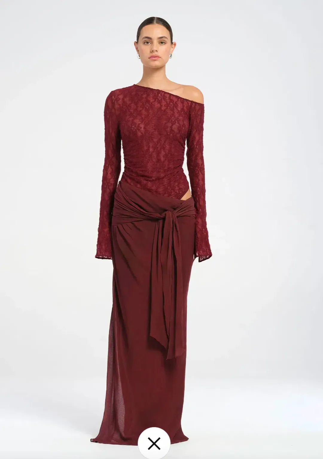 Benni Nova Maxi Dress Red Size 8 for rent on The Volte - main image