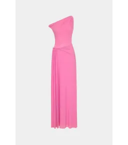 MISHA Sisal Mesh Maxi Dress Orchid Pink Size 10/M for rent on The Volte - image 6