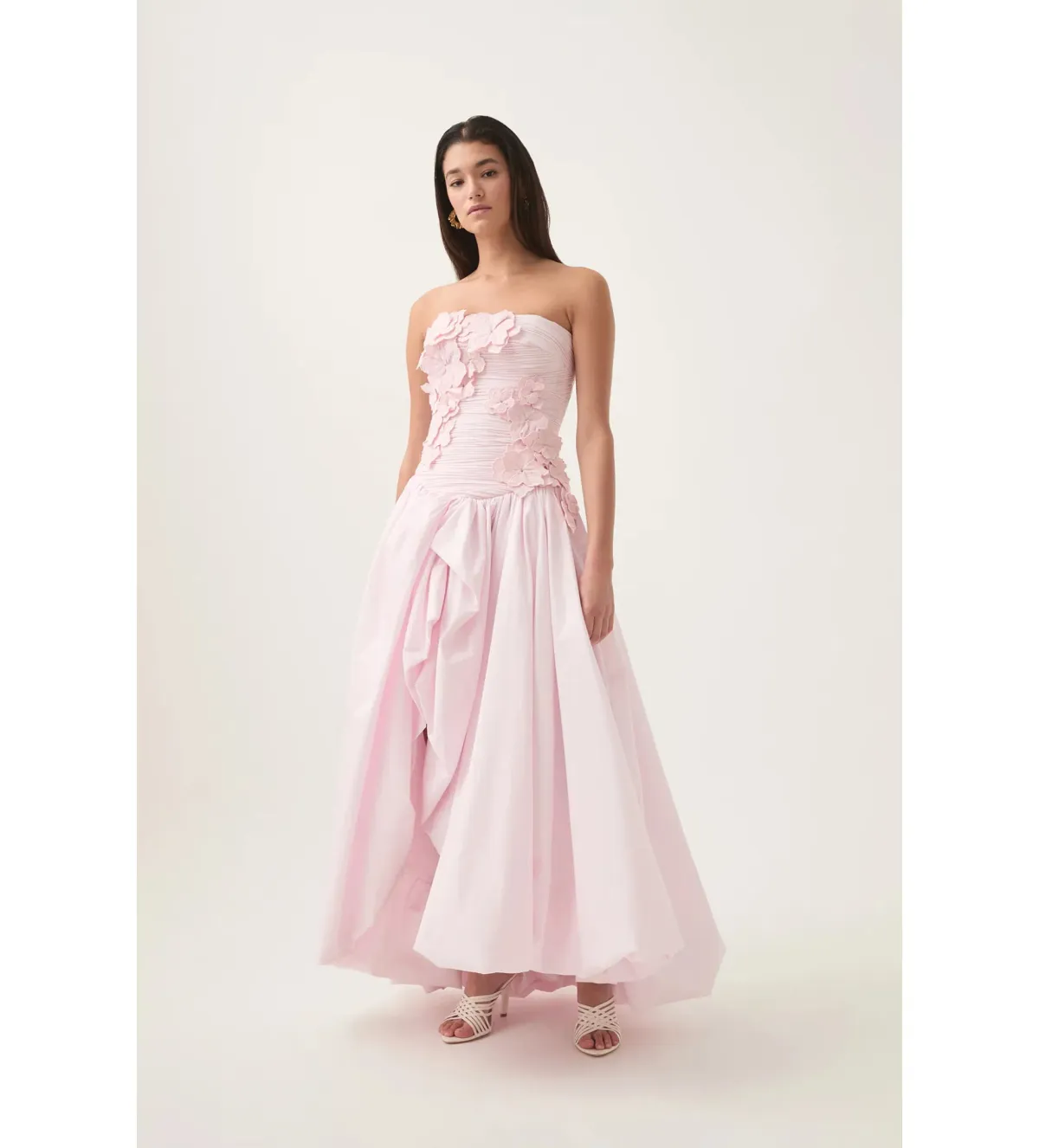 Aje Splendour Flower Gown Pastel Pink Size AU 10 - Image 3
