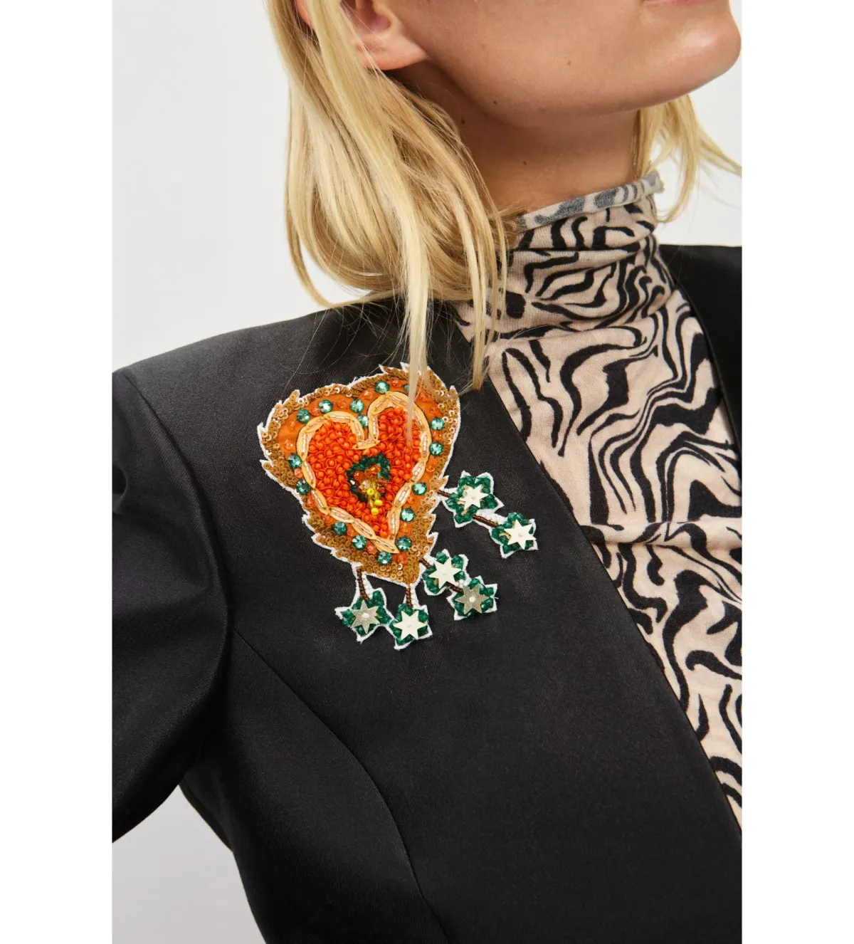 Alemais Ginger Embellished Blazer Black Size AU 4 - Image 4