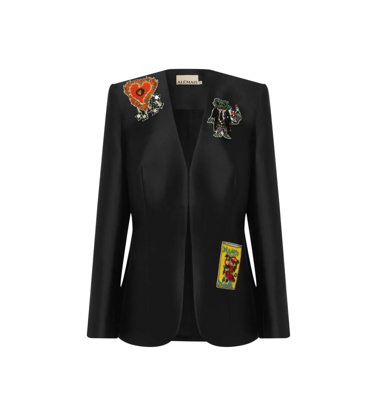 Alemais Ginger Embellished Blazer Black Size AU 4 - Image 5