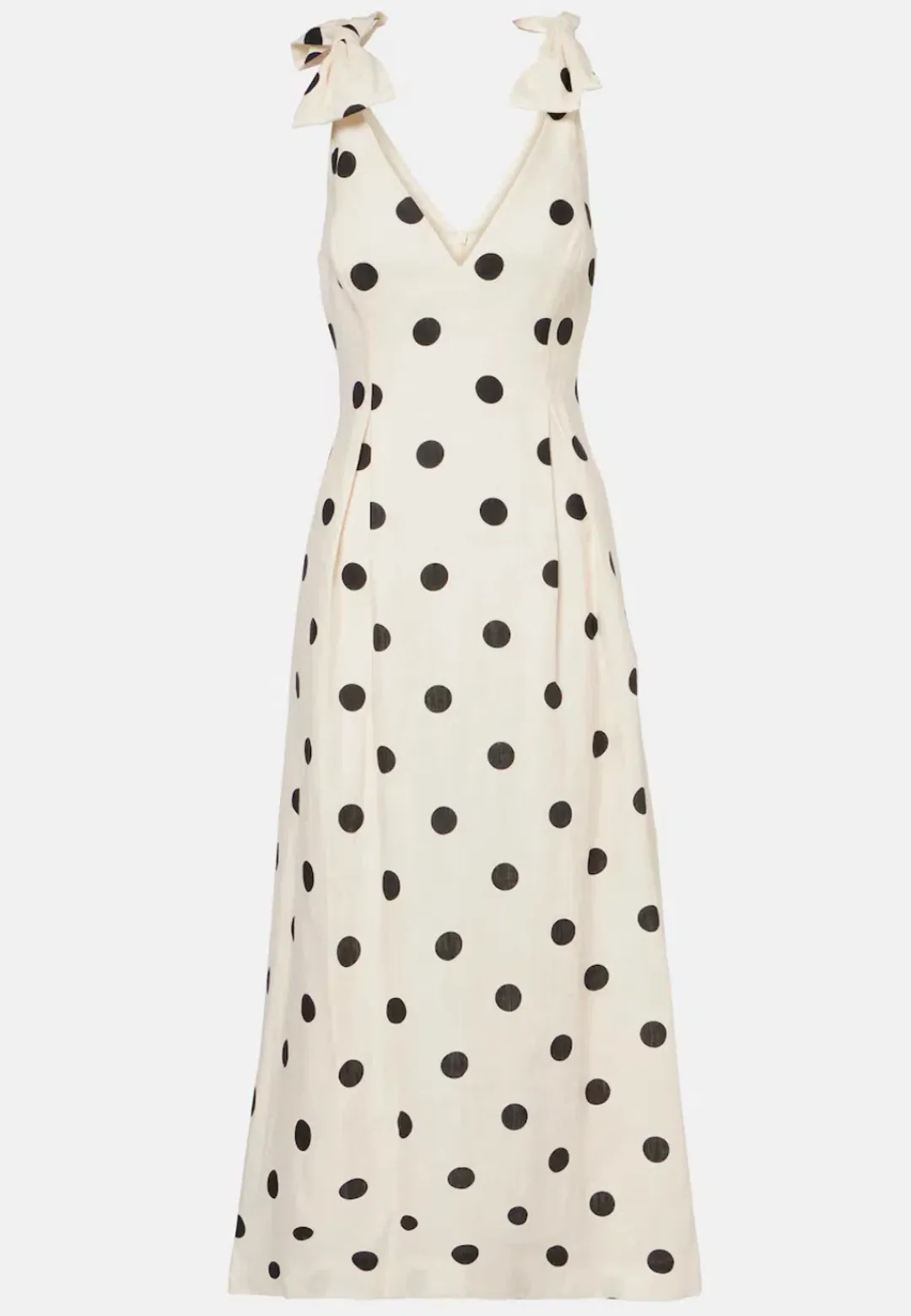 Zimmermann Crush V Neck Midi Dress Print Size 2/Au 12 for rent on The Volte - main image
