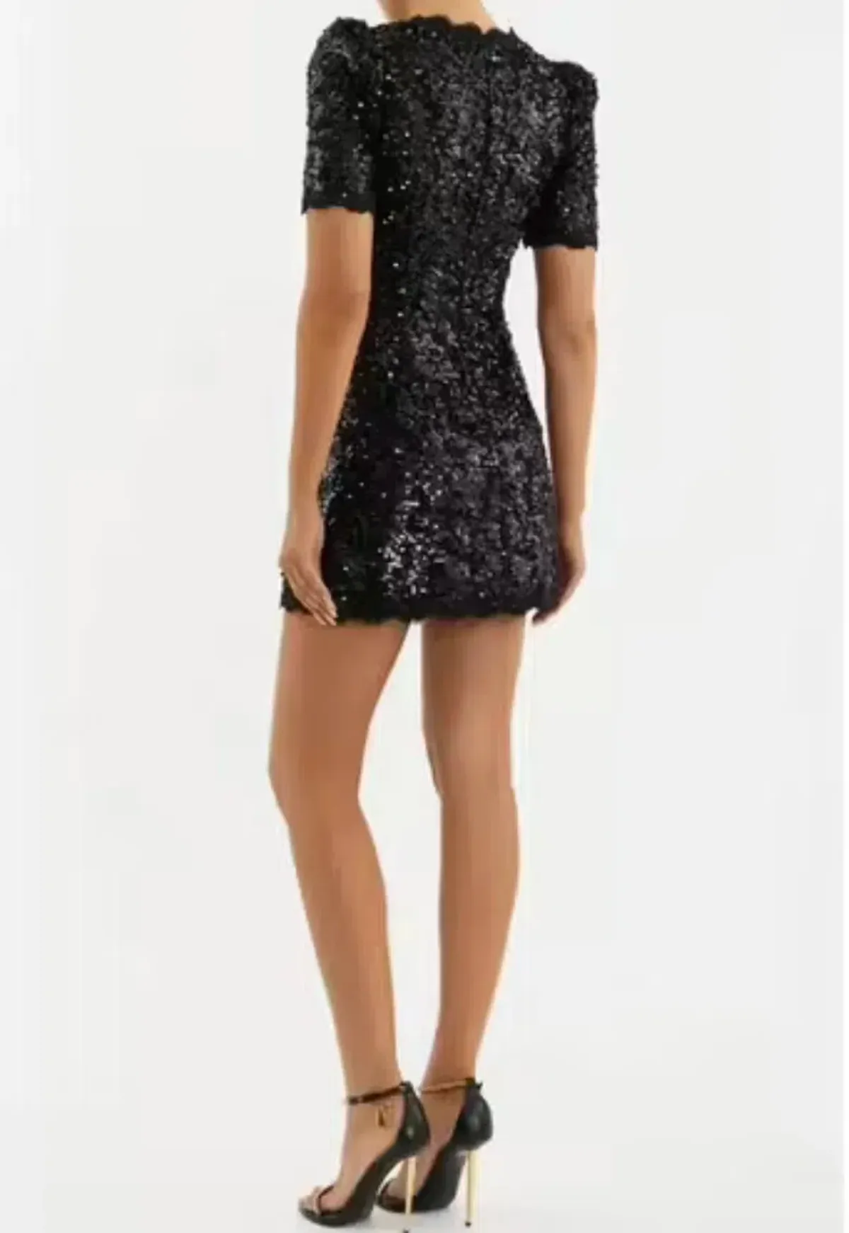 Rebecca Vallance Diana Bow Mini Dress Size AU 8 - Image 3