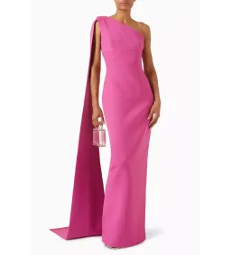 Rachel Gilbert Clara Gown Hot Pink Size 3 AU 12 for rent on The Volte - image 2