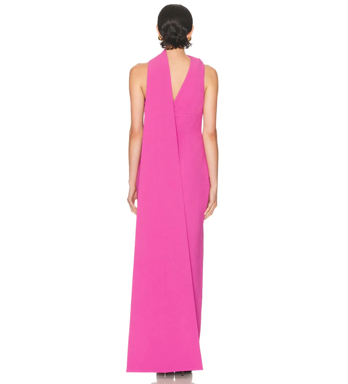 Rachel Gilbert Clara Gown in Hot Pink Size 3/AU12 - Image 3