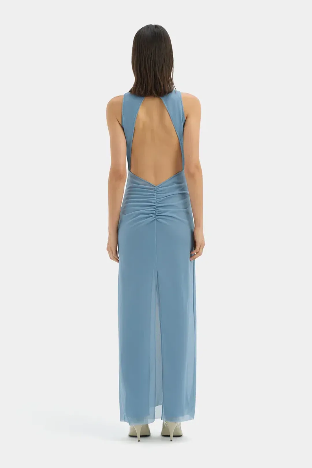 Sir the Label Ruby Open Back Gown Blue Size 1 / AU 8 for rent on The Volte - main image