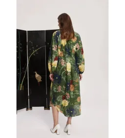 Alemais Avery Shirt Midi Dress Multi Print Size 14 for rent on The Volte - image 6