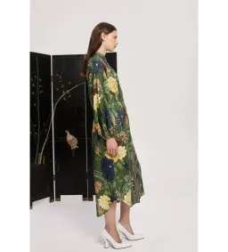 Alemais Avery Shirt Midi Dress Multi Print Size 14 for rent on The Volte - image 2