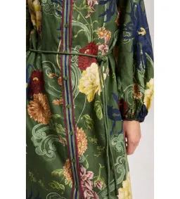 Alemais Avery Shirt Midi Dress Multi Print Size 14 for rent on The Volte - image 5