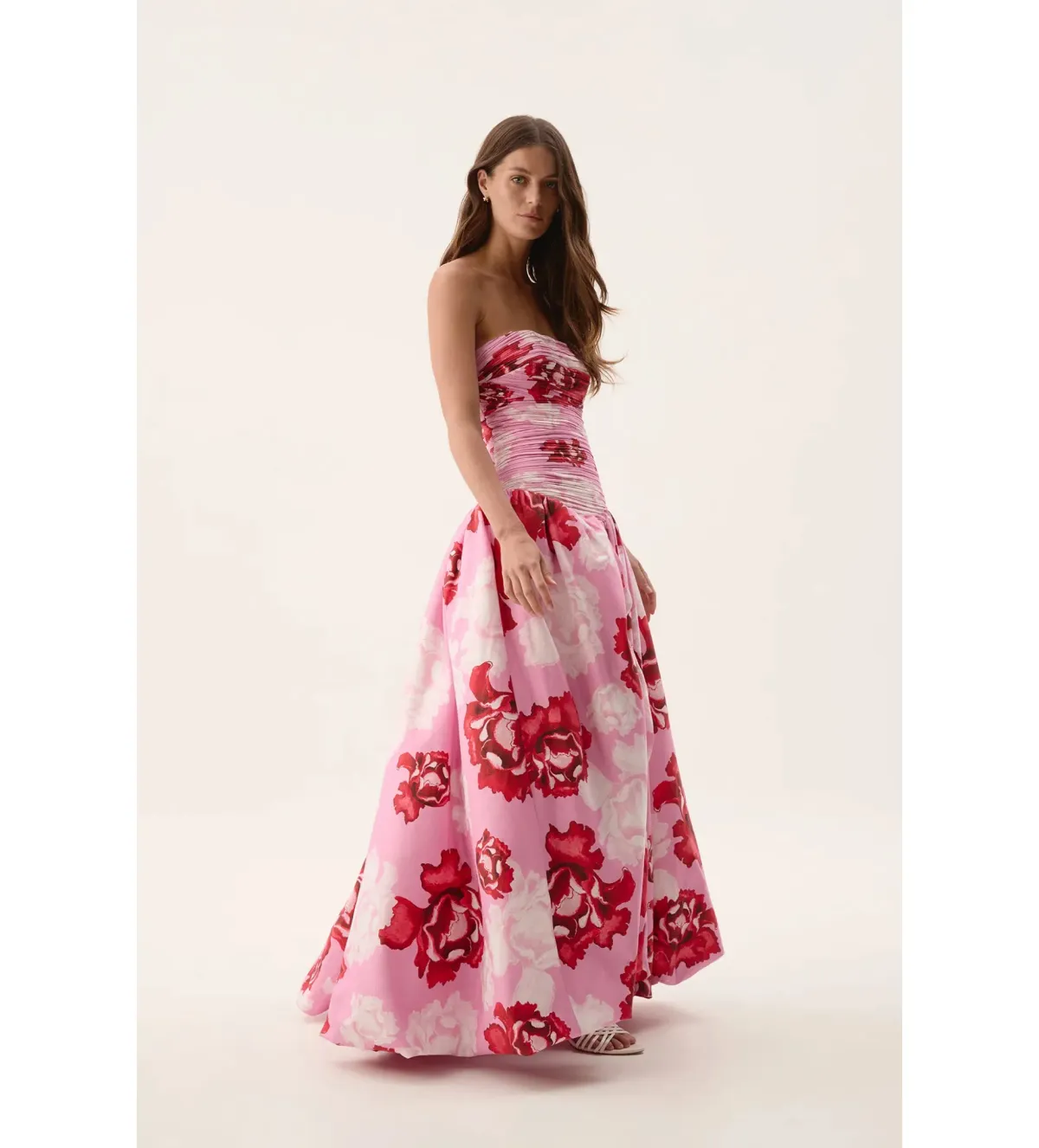 Aje Behold Maxi Dress in Pink Boldly Blooming Size 12 - Image 3