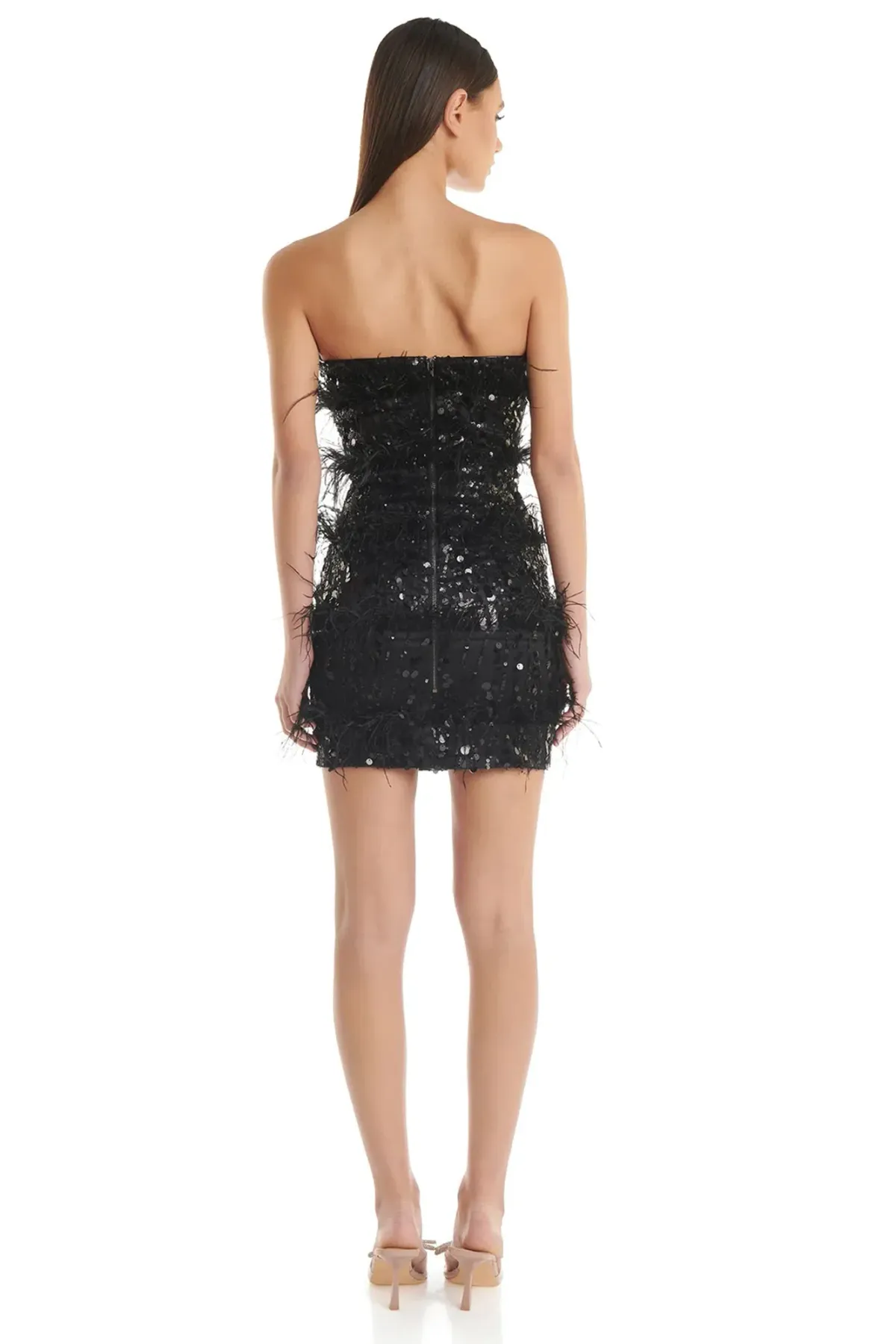 Eliya The Label Tiffany Mini Dress in Black Size AU 10 - Image 3