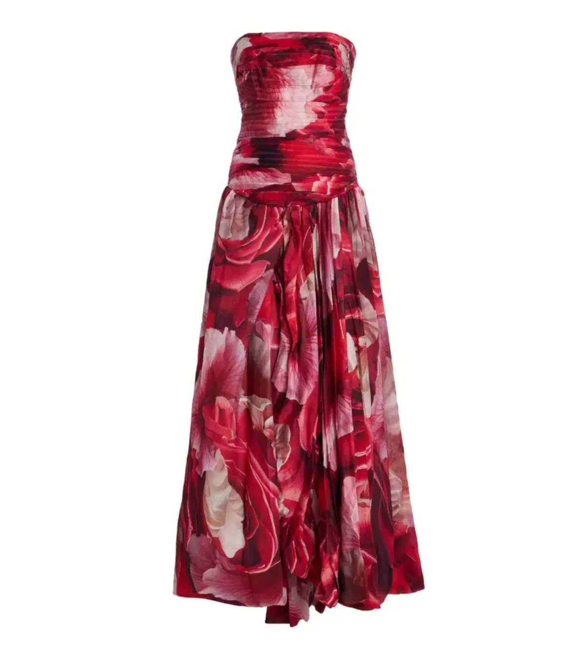 Aje Flora Maxi Gown Prismatic Floral Red Size AU 10 - Image 5